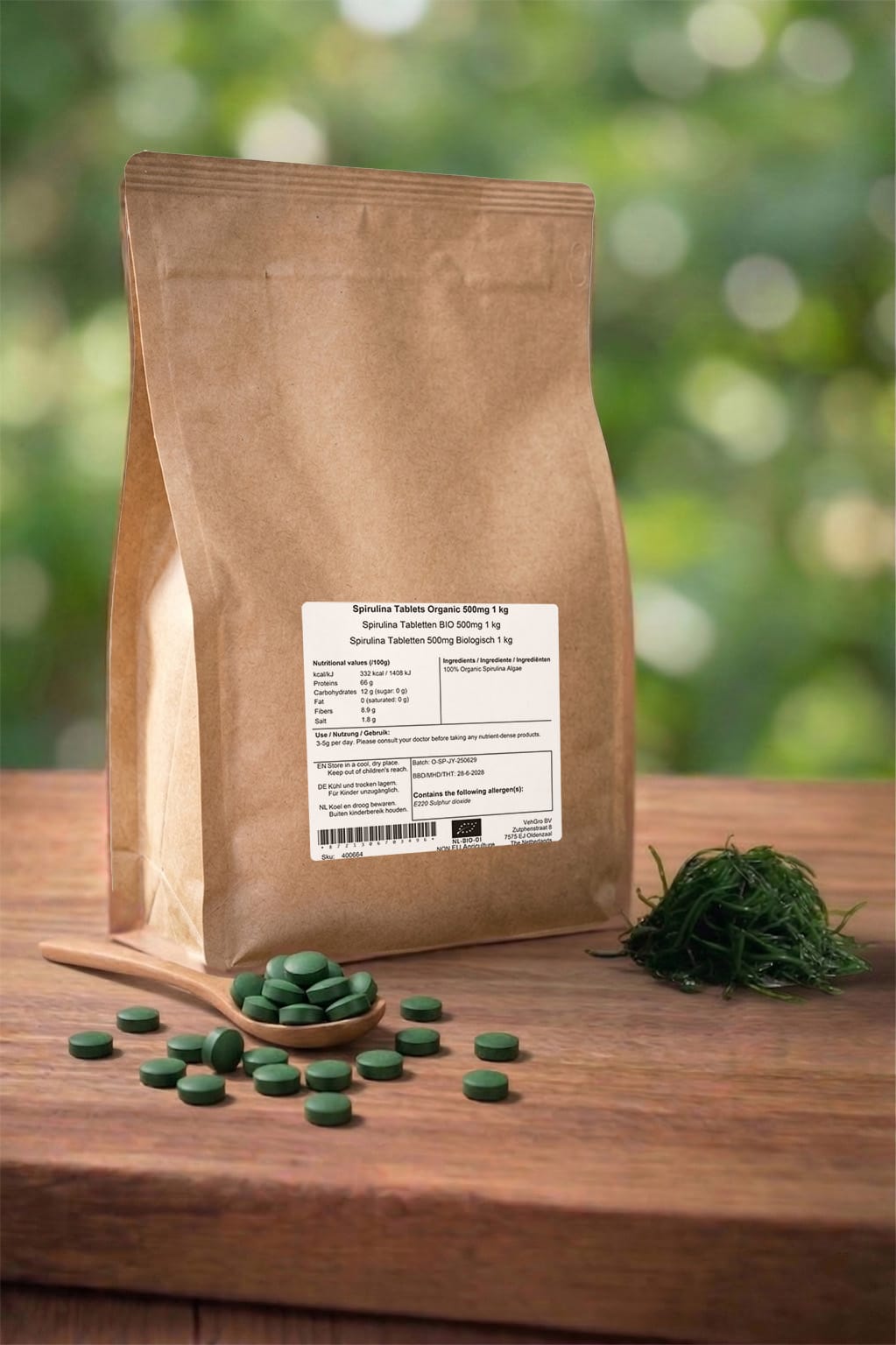 Spirulina Tabletten 500mg Biologisch