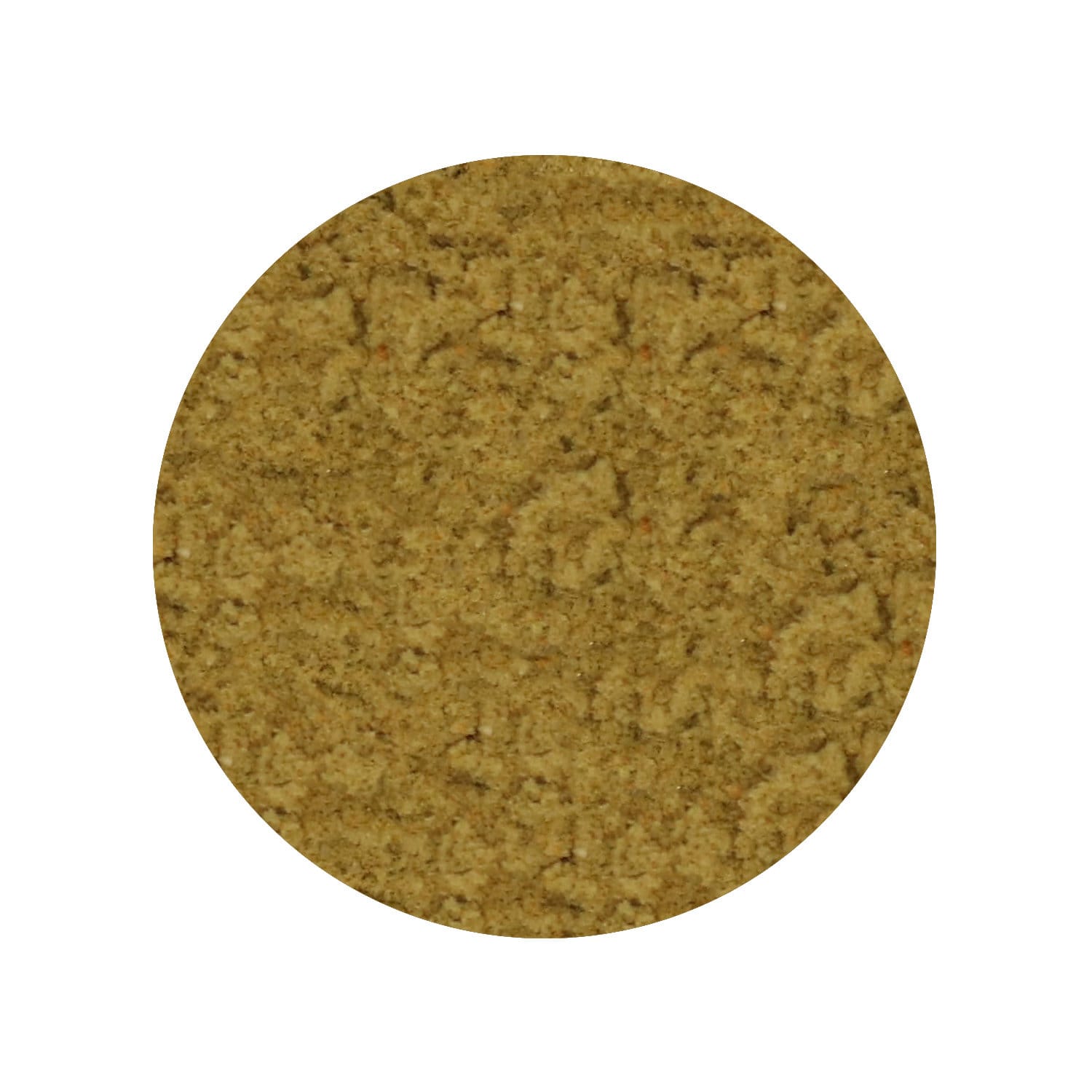 Fijne biologische groentebouillonmix, beige poeder met groene tint