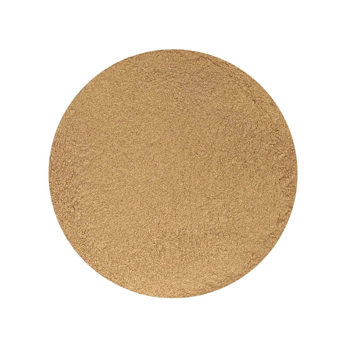 Geel biologisch astragalus wortelpoeder in een schaaltje