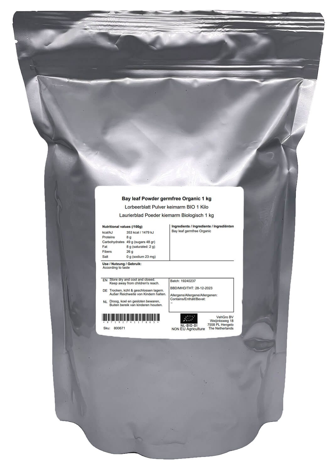 Laurierblad Poeder Kiemarm Biologisch - Afbeelding 5