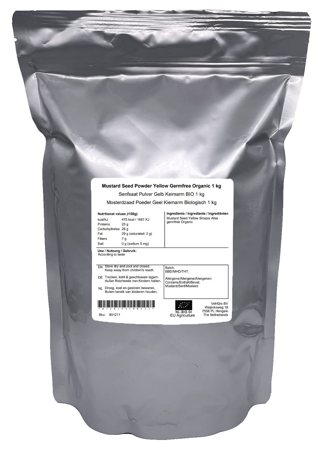 Paprika Granulaat 1-3 mm Kiemarm Biologisch - Afbeelding 4