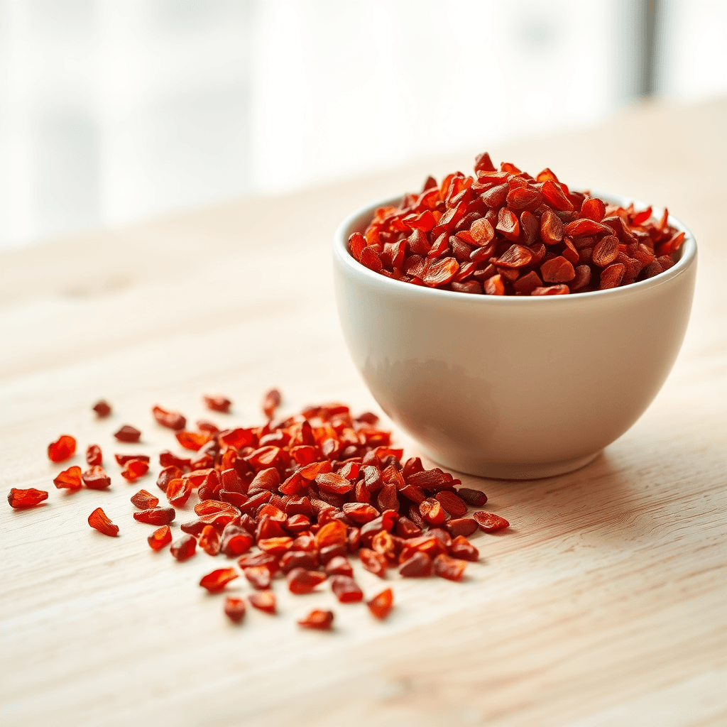 Paprika Granulaat 1-3 mm Kiemarm Biologisch